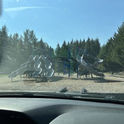 Fisher Creek Park - Awesome playground with zip lines and lots of climbing