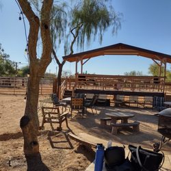 Twin Acres School of Riding - Stands overlooking arena
