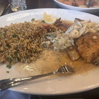Pappadeaux Seafood Kitchen - Texas Redfish Pontchartrain - Cajun/Creole Near Me - Marietta, Georgia