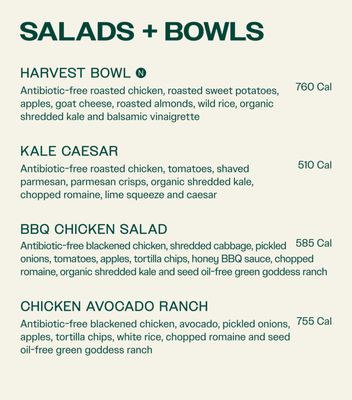 Menu photo 1 sweetgreen - Healthy Salads, Wraps, and Bowls Shelby Township, MI Menu photo 1 sweetgreen - Healthy Salads, Wraps, and Bowls Shelby Township, MI