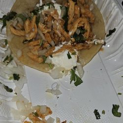 Tacos la Gringa - A hair in my tacos. It's crazy this is the second time I found something in my food from this place. Never again