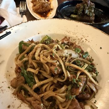 Kage Asian Bistro - Spicy noodles with chicken - Pan Asian Near Me - Bakersfield, California