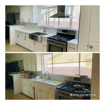 Tile & Cabinet Expo - before and after - Flooring Near Me - El Monte, California Tile & Cabinet Expo - before and after - Flooring Near Me - El Monte, California