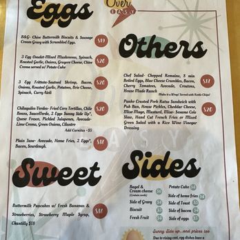 Over Easy Café - Menu - Breakfast & Brunch Near Me - Medford, Oregon Over Easy Café - Menu - Breakfast & Brunch Near Me - Medford, Oregon