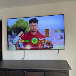 65 inch tv mount installed 65 inch tv mount installed