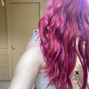 Rock N Roll Hair - Purple to pink melt. - Hair Salons Near Me - Fort Worth, Texas Rock N Roll Hair - Purple to pink melt. - Hair Salons Near Me - Fort Worth, Texas