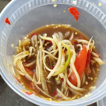Harborside Cuisine  - Papaya Salad - Laotian Near Me - San Diego, California