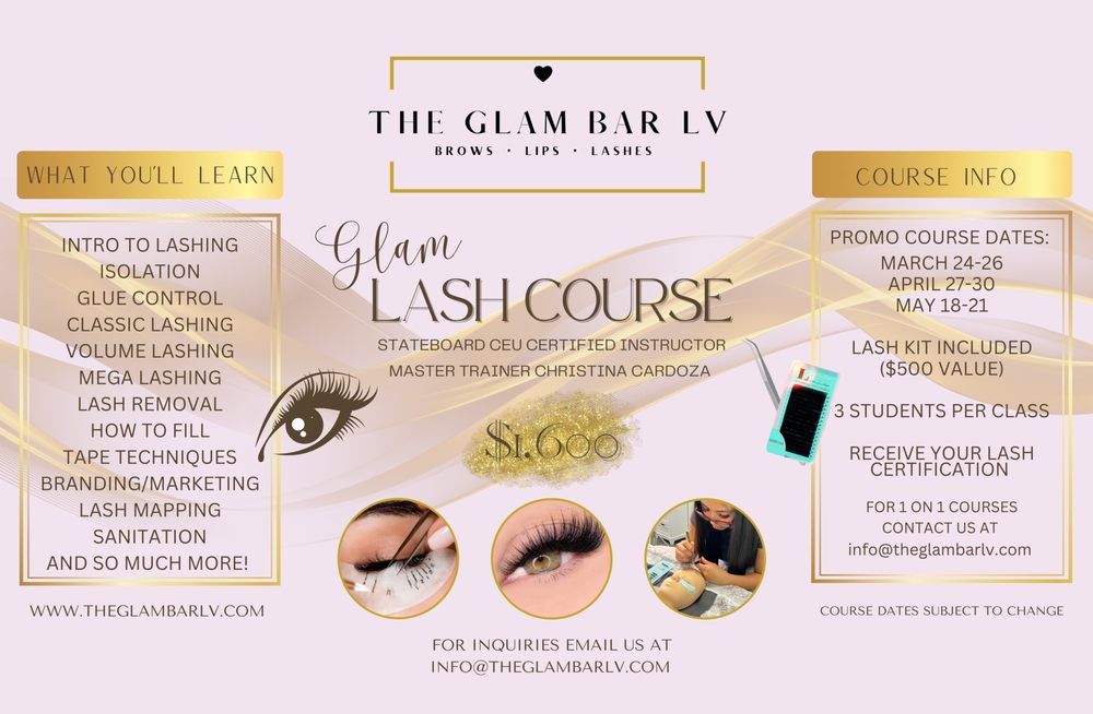 The Glam Bar LV Logo