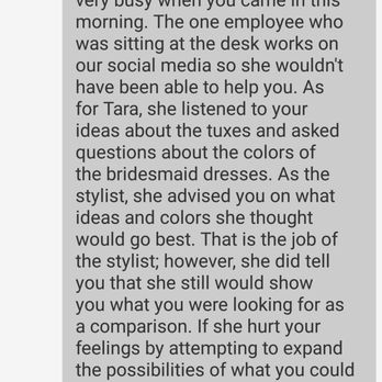 L&H Bridal - The owner decided to reply. Now I know where the employees get their shitty attitude. - Bridal Near Me - Jenkintown, Pennsylvania