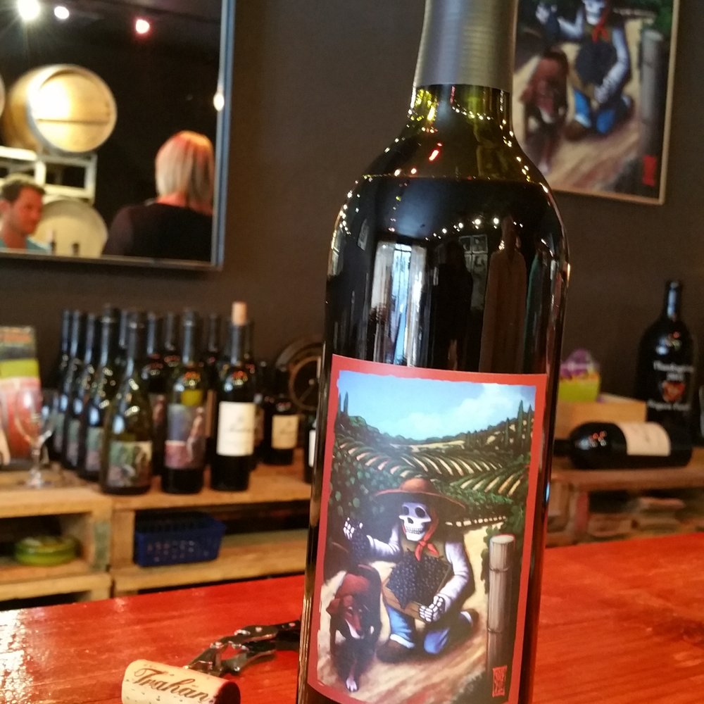 Prime Cellars - a bottle of wine on a bar - Wineries Near Me - Napa, California