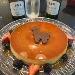 Regular or coconut flan