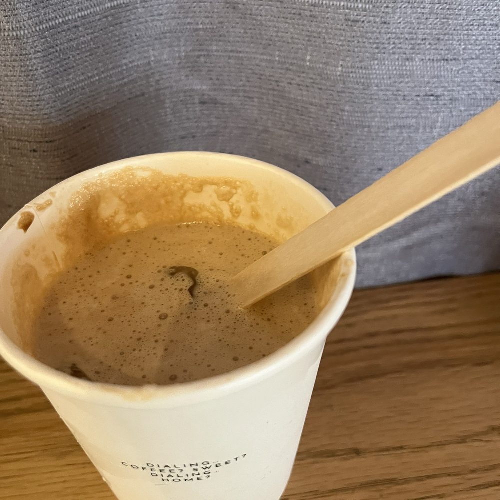 Iced salt coffee before I had drunk any $7.34