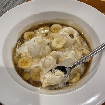 NaCl + H2O - Banana Bourbon Sauce over Ice Cream - Cocktail Bars Near Me - Rolla, Missouri NaCl + H2O - Banana Bourbon Sauce over Ice Cream - Cocktail Bars Near Me - Rolla, Missouri