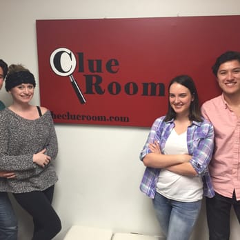 The Clue Room - This is our group smiling as if we weren't just completely stumped by the Clue Room. - Escape Games Near Me - Centennial, Colorado