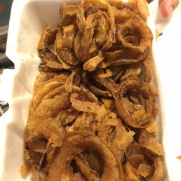 Homemade Onion Rings (look and taste disgusting)