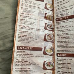 La Cocina de Mi Tierra - Updated menu