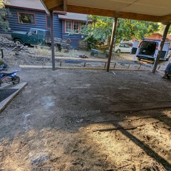 Lof Construction - Forming around tree and existing slab - General Contractors Near Me Lof Construction - Forming around tree and existing slab - General Contractors Near Me