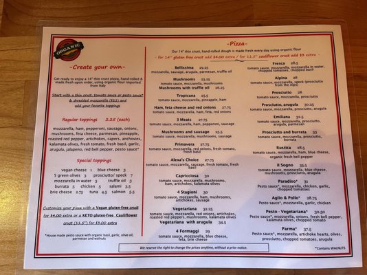 Menu photo 1 Pizzeria La Gitana-Yelm Yelm, WA Menu photo 1 Pizzeria La Gitana-Yelm Yelm, WA