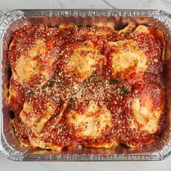 Bari Pasta & Pizza - Ravioli Tray: Half Tray serves 10 and Full Tray serves 20