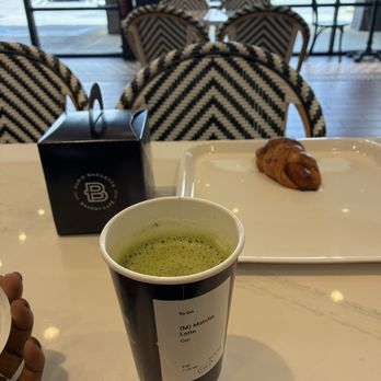 Paris Baguette - This matcha was laughably nasty. But the hotdog pastry was delicious. - Bakeries Near Me - Kennesaw, Georgia