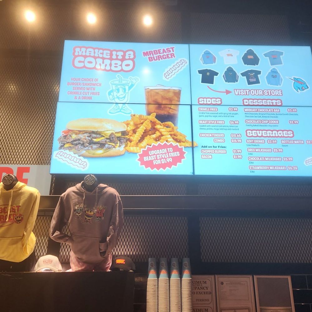 MrBeast Burger - Menu - Burgers Near Me - East Rutherford, New Jersey MrBeast Burger - Menu - Burgers Near Me - East Rutherford, New Jersey