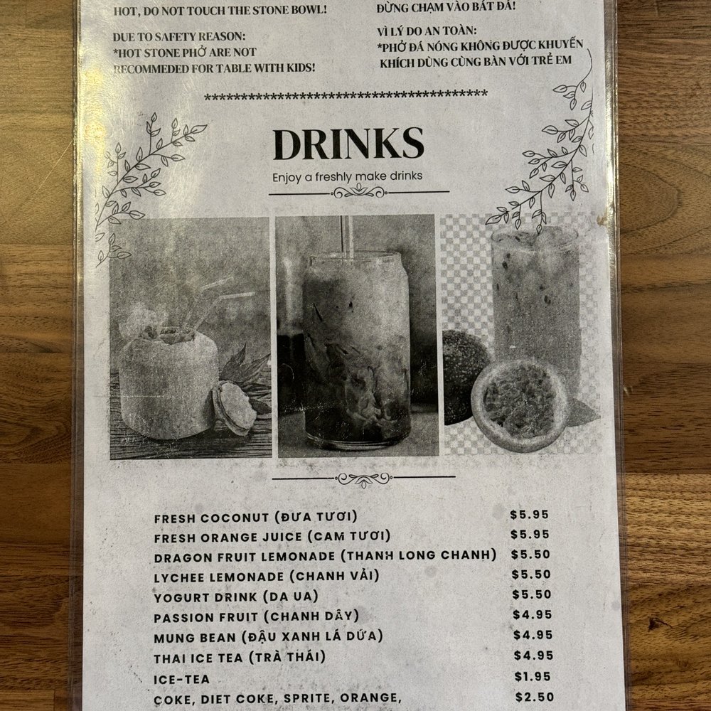 Hot Stone Pho - Menu - Vietnamese Near Me - Garden Grove, California Hot Stone Pho - Menu - Vietnamese Near Me - Garden Grove, California