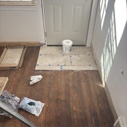 Corbetts Handyman and Plumbing Service - New tile entry way and new door