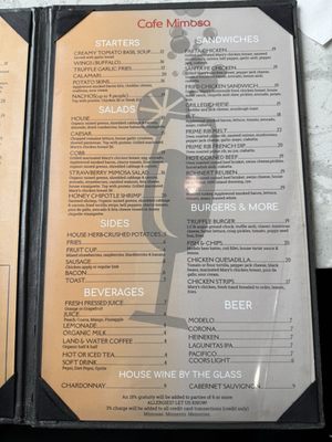 Menu photo 2 Cafe Mimosa Petaluma, CA
