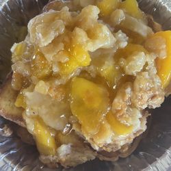 French Toast Cobbler Cafe - Peach Cobbler
