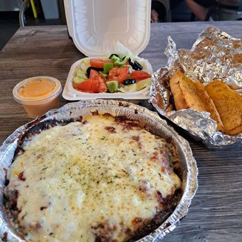Fiesta Pizza - Egg Plant Parmesan with Meat Combo comes with salad and garlic bread - Pizza Near Me - Upland, California Fiesta Pizza - Egg Plant Parmesan with Meat Combo comes with salad and garlic bread - Pizza Near Me - Upland, California