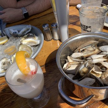Maguire's Bay Front Restaurant - Oysters ($37, fresh and delicious) and steamers ($20, terrible) - Seafood Near Me - Ocean Beach, New York Maguire's Bay Front Restaurant - Oysters ($37, fresh and delicious) and steamers ($20, terrible) - Seafood Near Me - Ocean Beach, New York