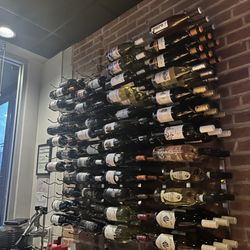 Wine Dive Kitchen - Wine rack interior