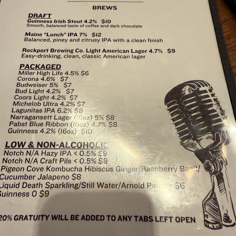 The Cut - Drink menu - Music Venues Near Me - Gloucester, Massachusetts The Cut - Drink menu - Music Venues Near Me - Gloucester, Massachusetts