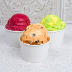 Lady Janes Ice Cream Parlour - Two scoops served in a tub
