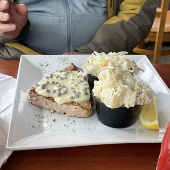 Archer's on the Pier - Overcooked swordfish. - Seafood Near Me - Rockland, Maine Archer's on the Pier - Overcooked swordfish. - Seafood Near Me - Rockland, Maine