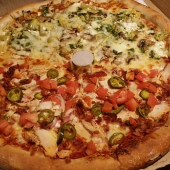 Dewey's Pizza - Harrison Greene - 1/2 Green Lantern and 1/2 Dr. Dre - Pizza Near Me - Cincinnati, Ohio