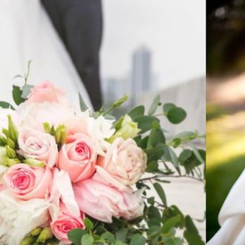 North Suburban Flower Company - The left is the bouquet we received from North Suburban Flower Company, the right is the bouquet I envisioned. Photo taken after ceremony. - Florists Near Me - Des Plaines, Illinois North Suburban Flower Company - The left is the bouquet we received from North Suburban Flower Company, the right is the bouquet I envisioned. Photo taken after ceremony. - Florists Near Me - Des Plaines, Illinois