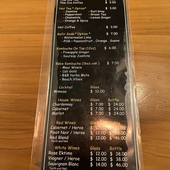 Grains - Drink list - Vegan Near Me - San Diego, California Grains - Drink list - Vegan Near Me - San Diego, California