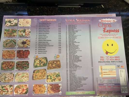 Menu photo 1 China Xpress Trinity, FL