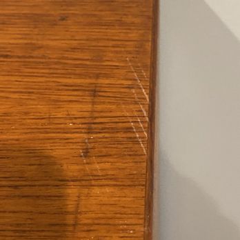 Bellhop Moving - Scratches in teak chest of drawers - Movers Near Me - Chattanooga, Tennessee