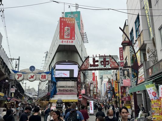 Ueno Ameyoko Shopping Street by null