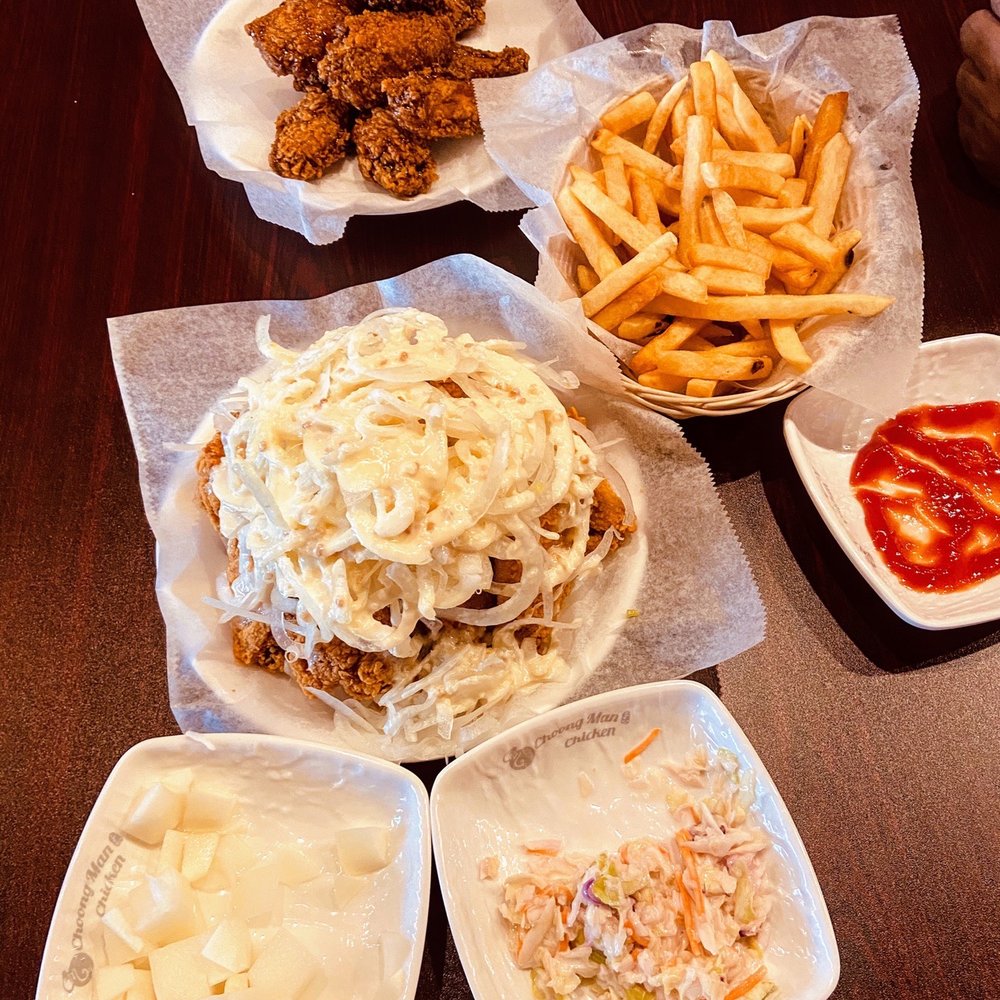 CM Chicken Hampton - Soy Tikkudak wings, Snow chicken wings, huge portion of fries, pickled radish, & coleslaw - Chicken Wings Near Me - Hampton, Virginia CM Chicken Hampton - Soy Tikkudak wings, Snow chicken wings, huge portion of fries, pickled radish, & coleslaw - Chicken Wings Near Me - Hampton, Virginia