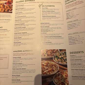 Olive Garden Italian Restaurant - Menu - Italian Near Me - Folsom, California
