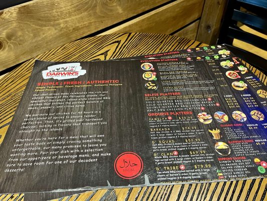 Menu photo 5 Darwin's Charcoal BBQ Chicken Calgary, AB