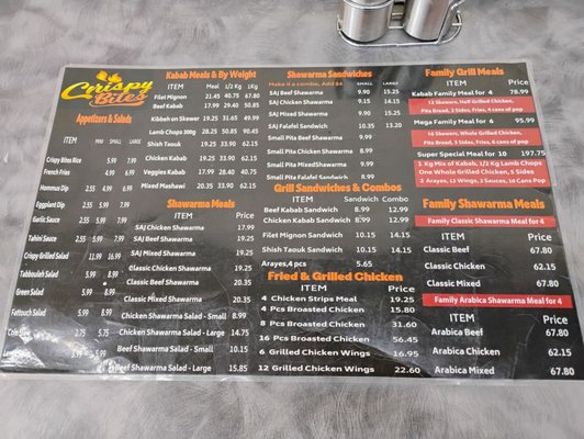 Menu photo 1 Crispy Bites Shawarma Abu Abed Ottawa, ON