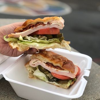 Boston Donuts - Turkey and Bacon Sandwich, huge! And really good - Donuts Near Me - Fullerton, California