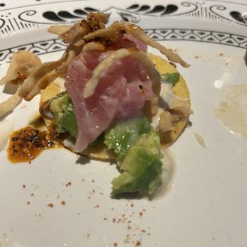 The Mexicano - One of the Tuna Tostadas - Mexican Near Me - Chandler, Arizona