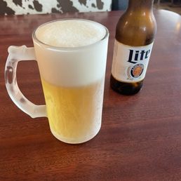 Frozen beer glasses Frozen beer glasses