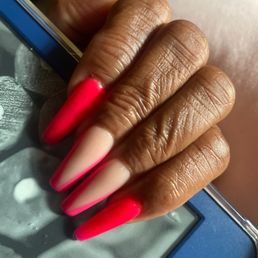 Full set acrylic nails