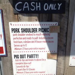 CASH ONLY!  & Great party packs.